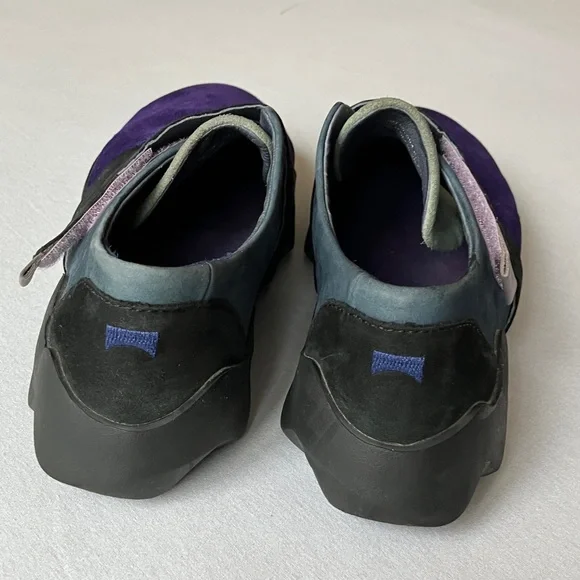 Camper Dub Purple suede Sneakers with Black Trim - Picture 6 of 14